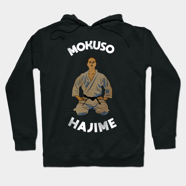 Karate Mokuso Hajime Hoodie by Wesley32